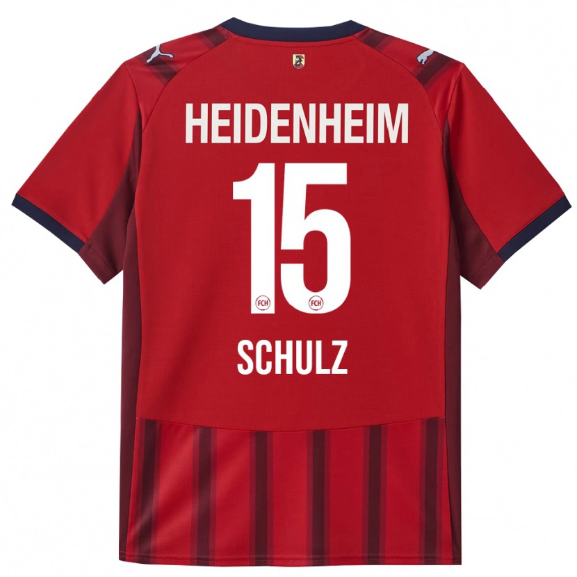 Danxen Pánské Dana Schulz #15 Červená Námořnická Modř Domů Hráčské Dresy 2025/26 Dres