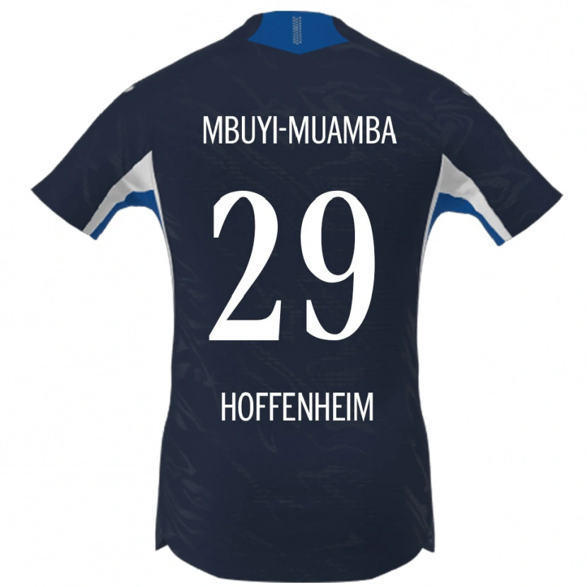 Danxen Pánské Hubert Mbuyi-Muamba #29 Námořnická Modř Bílá Domů Hráčské Dresy 2025/26 Dres