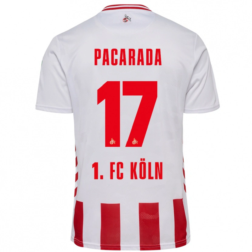 Danxen Pánské Leart Paçarada #17 Bílá Červená Domů Hráčské Dresy 2025/26 Dres