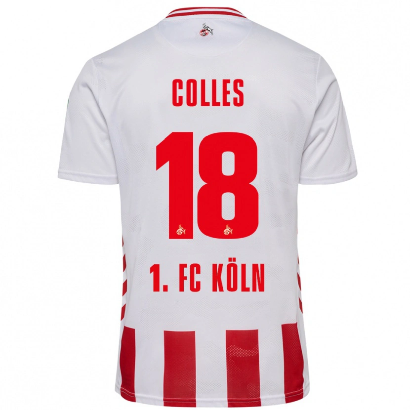 Danxen Pánské Jan Colles #18 Bílá Červená Domů Hráčské Dresy 2025/26 Dres