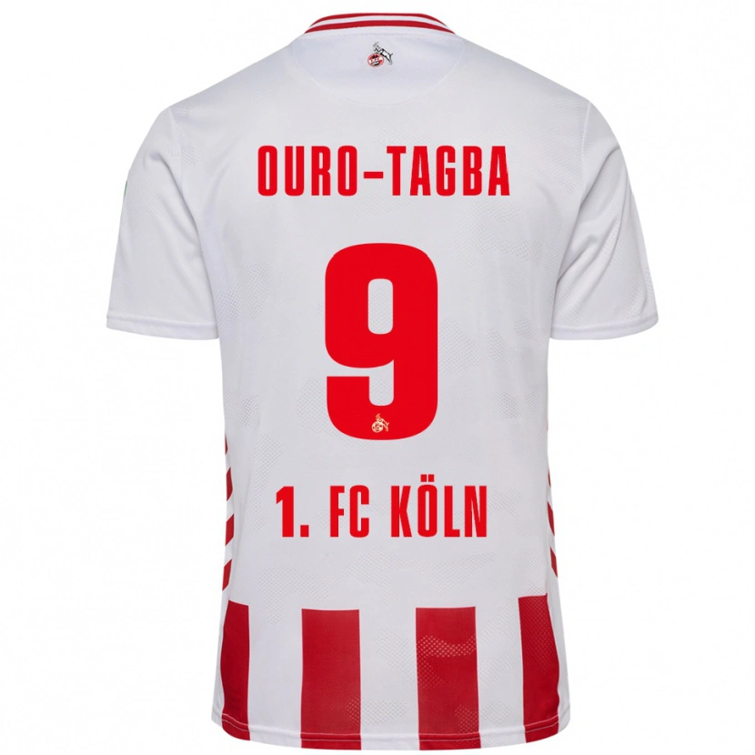 Danxen Pánské Mansour Ouro-Tagba #9 Bílá Červená Domů Hráčské Dresy 2025/26 Dres