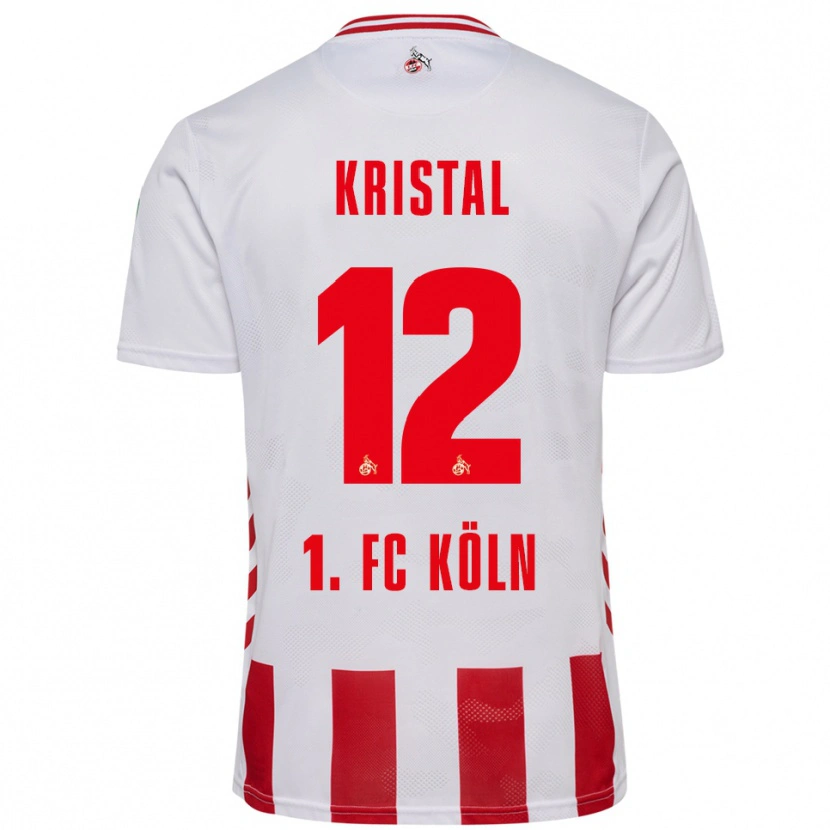 Danxen Pánské Patrik Kristal #12 Bílá Červená Domů Hráčské Dresy 2025/26 Dres