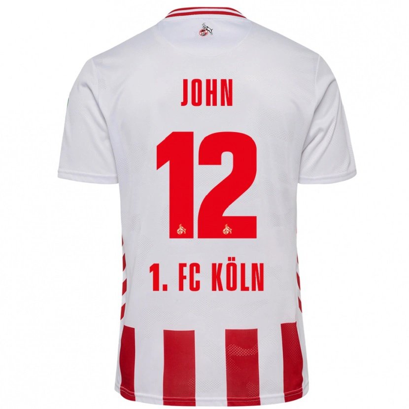 Danxen Pánské Neven John #12 Bílá Červená Domů Hráčské Dresy 2025/26 Dres
