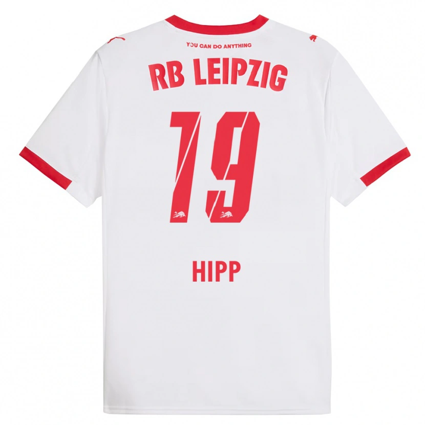 Danxen Pánské Jenny Hipp #19 Bílá Červená Domů Hráčské Dresy 2025/26 Dres