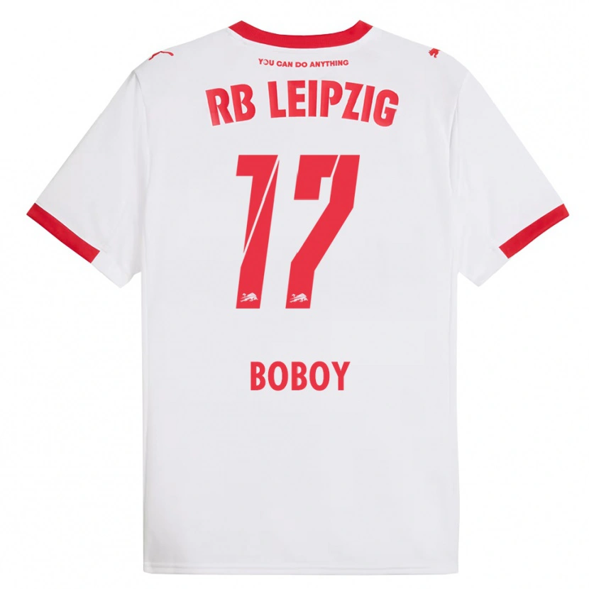 Danxen Pánské Delice Boboy #17 Bílá Červená Domů Hráčské Dresy 2025/26 Dres