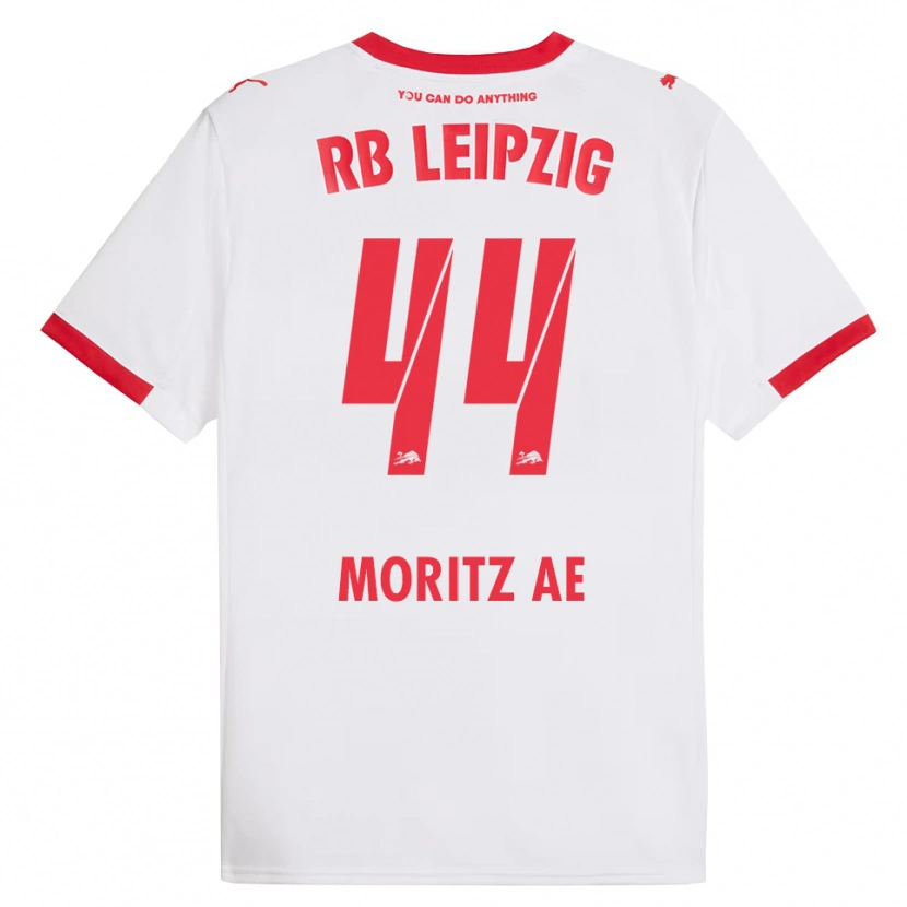 Danxen Pánské Moritz Aé #44 Bílá Červená Domů Hráčské Dresy 2025/26 Dres