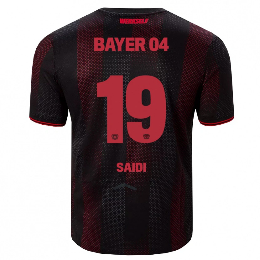 Danxen Pánské Obaid Saidi #19 Černá Červená Domů Hráčské Dresy 2025/26 Dres
