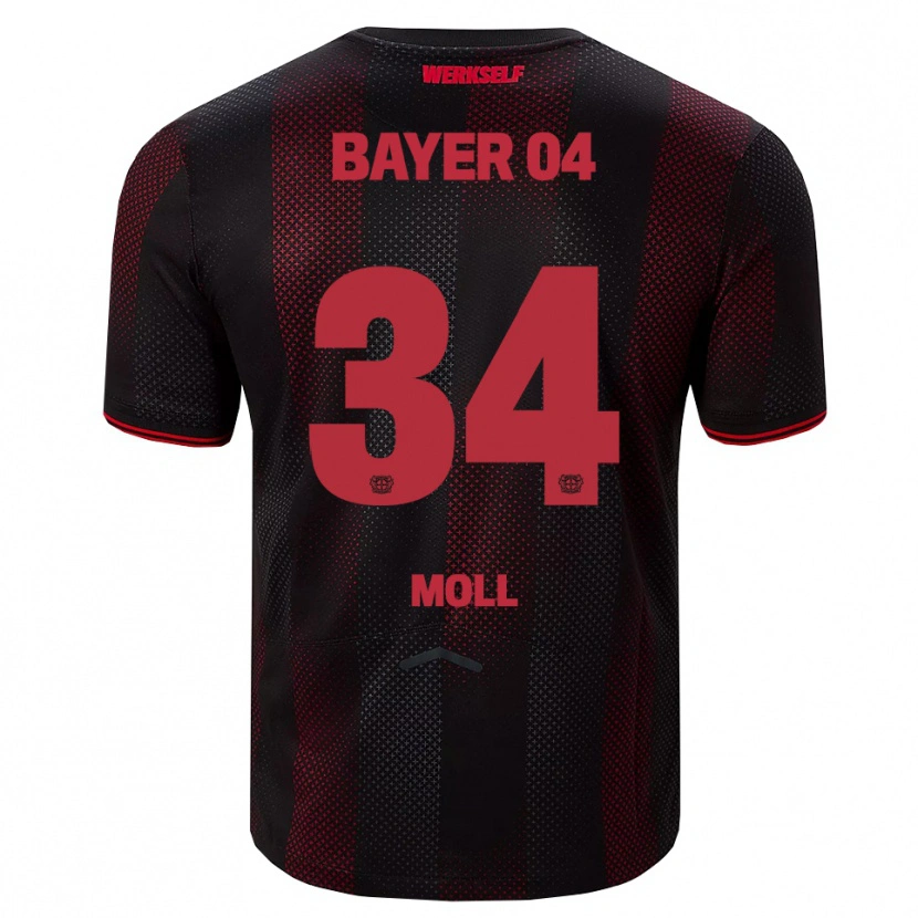 Danxen Pánské Anne Moll #34 Černá Červená Domů Hráčské Dresy 2025/26 Dres