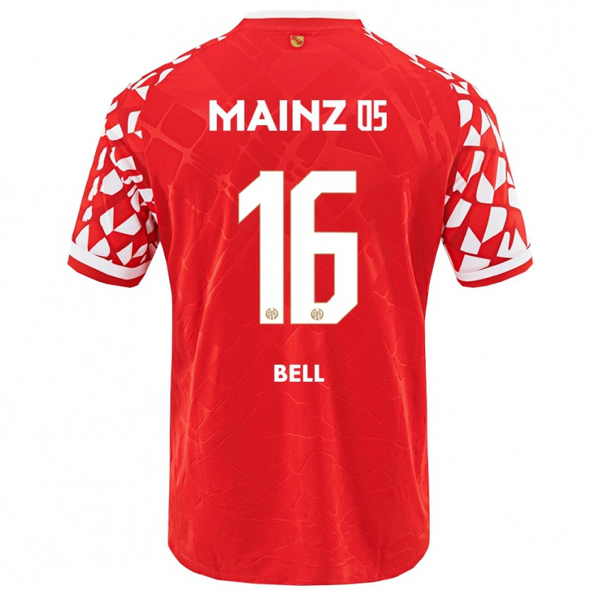 Danxen Pánské Stefan Bell #16 Červená Bílá Domů Hráčské Dresy 2025/26 Dres