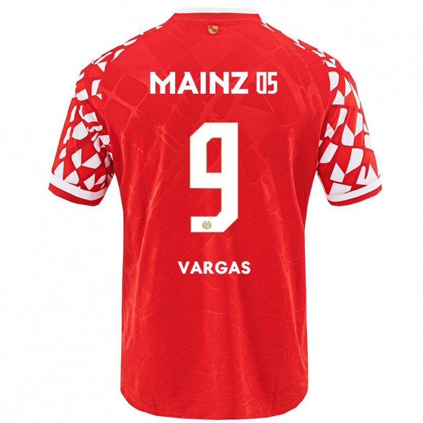 Danxen Pánské Nayrobi Vargas #9 Červená Bílá Domů Hráčské Dresy 2025/26 Dres