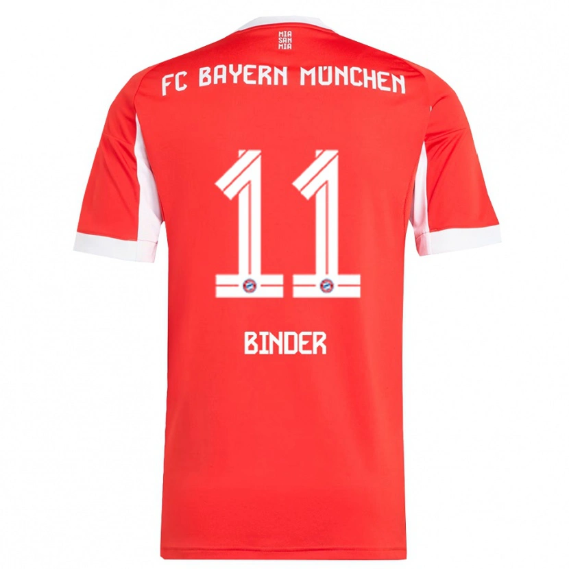 Danxen Pánské Tim Binder #11 Červená Bílá Domů Hráčské Dresy 2025/26 Dres