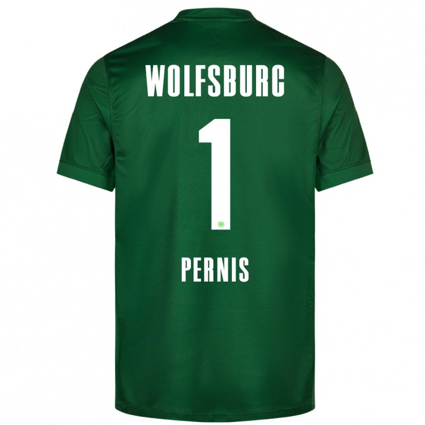 Danxen Pánské Dusan Pernis #1 Zelená Bílá Domů Hráčské Dresy 2025/26 Dres