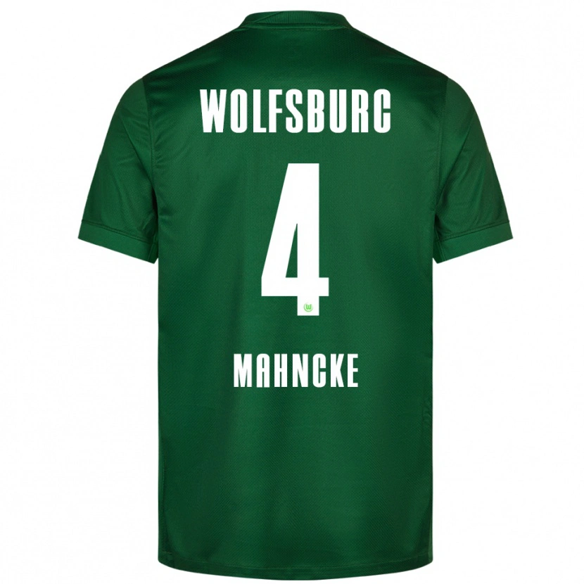Danxen Pánské Arne Mahncke #4 Zelená Bílá Domů Hráčské Dresy 2025/26 Dres