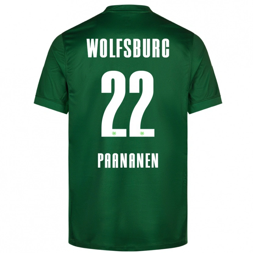 Danxen Pánské Otto Paananen #22 Zelená Bílá Domů Hráčské Dresy 2025/26 Dres