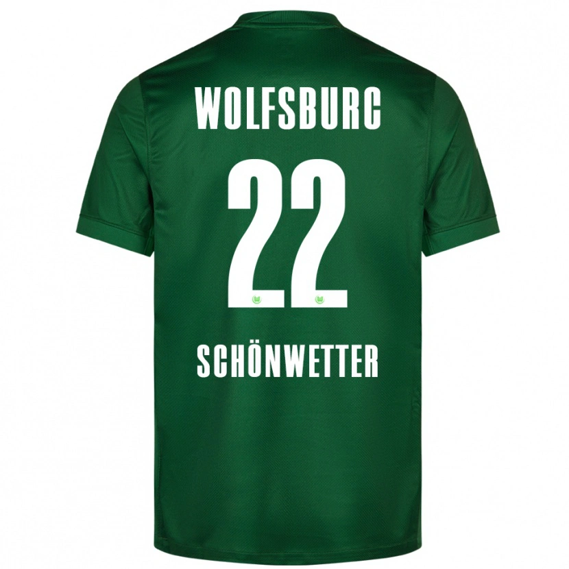 Danxen Pánské Christina Schönwetter #22 Zelená Bílá Domů Hráčské Dresy 2025/26 Dres