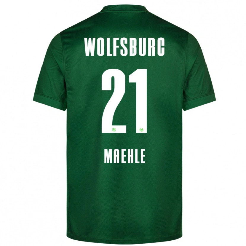 Danxen Pánské Joakim Maehle #21 Zelená Bílá Domů Hráčské Dresy 2025/26 Dres