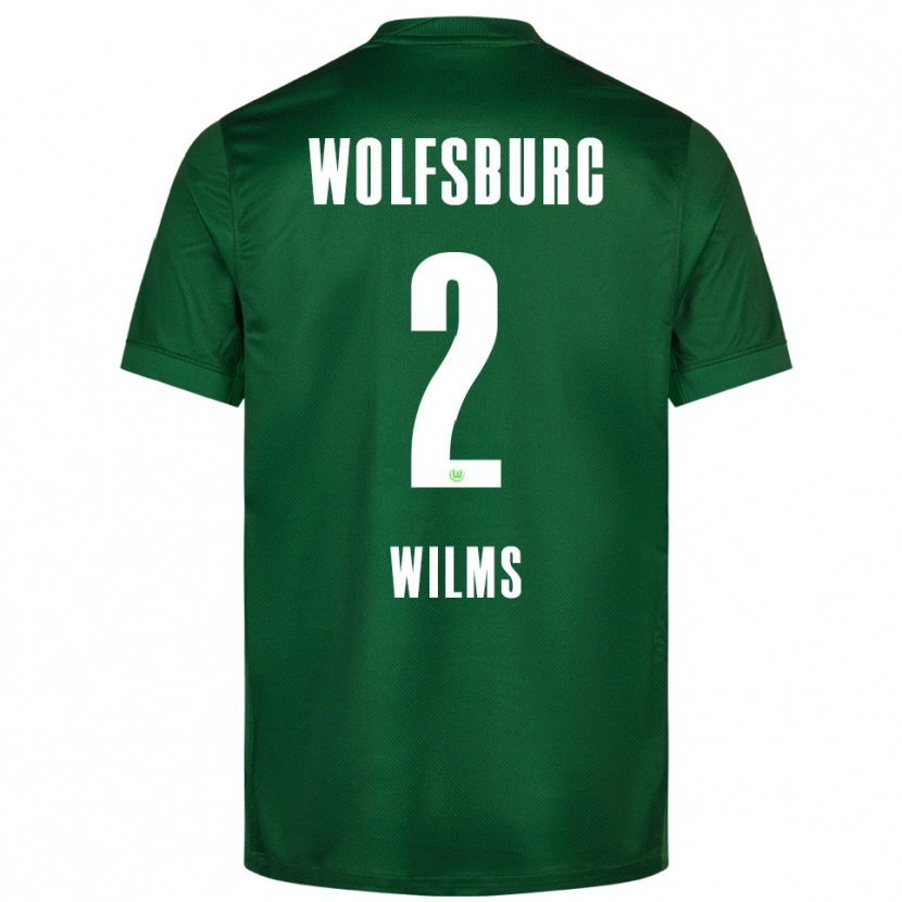 Danxen Pánské Lynn Wilms #2 Zelená Bílá Domů Hráčské Dresy 2025/26 Dres