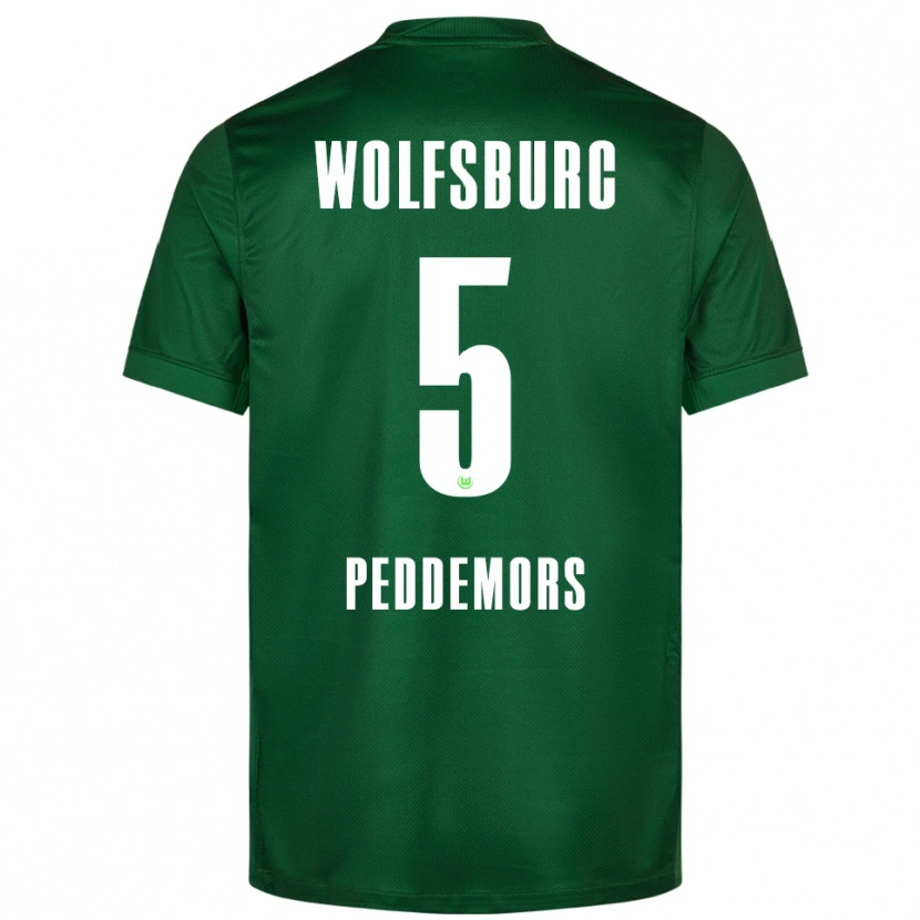 Danxen Pánské Ella Peddemors #5 Zelená Bílá Domů Hráčské Dresy 2025/26 Dres