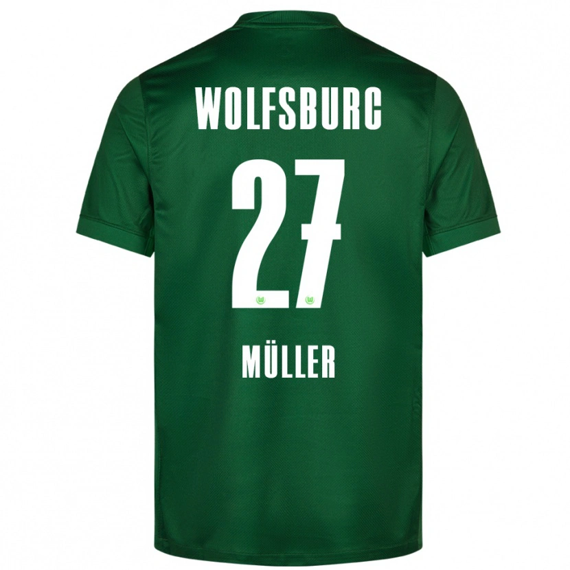 Danxen Pánské Fabio Müller #27 Zelená Bílá Domů Hráčské Dresy 2025/26 Dres