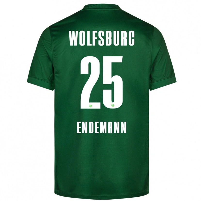 Danxen Pánské Vivien Endemann #25 Zelená Bílá Domů Hráčské Dresy 2025/26 Dres