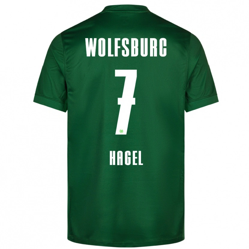 Danxen Pánské Chantal Hagel #7 Zelená Bílá Domů Hráčské Dresy 2025/26 Dres