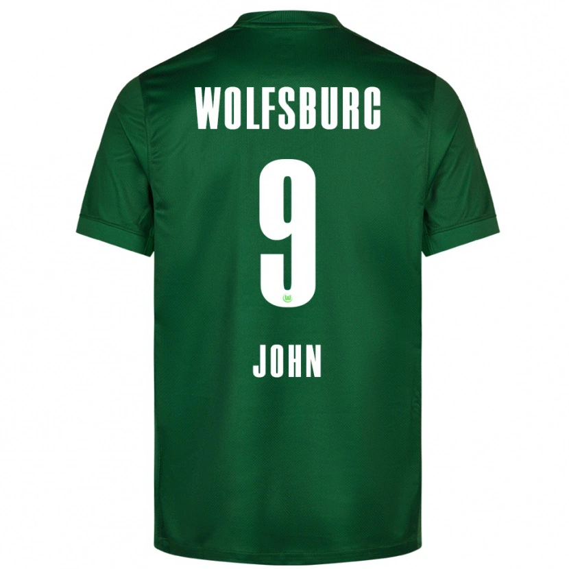 Danxen Pánské Michael John #9 Zelená Bílá Domů Hráčské Dresy 2025/26 Dres