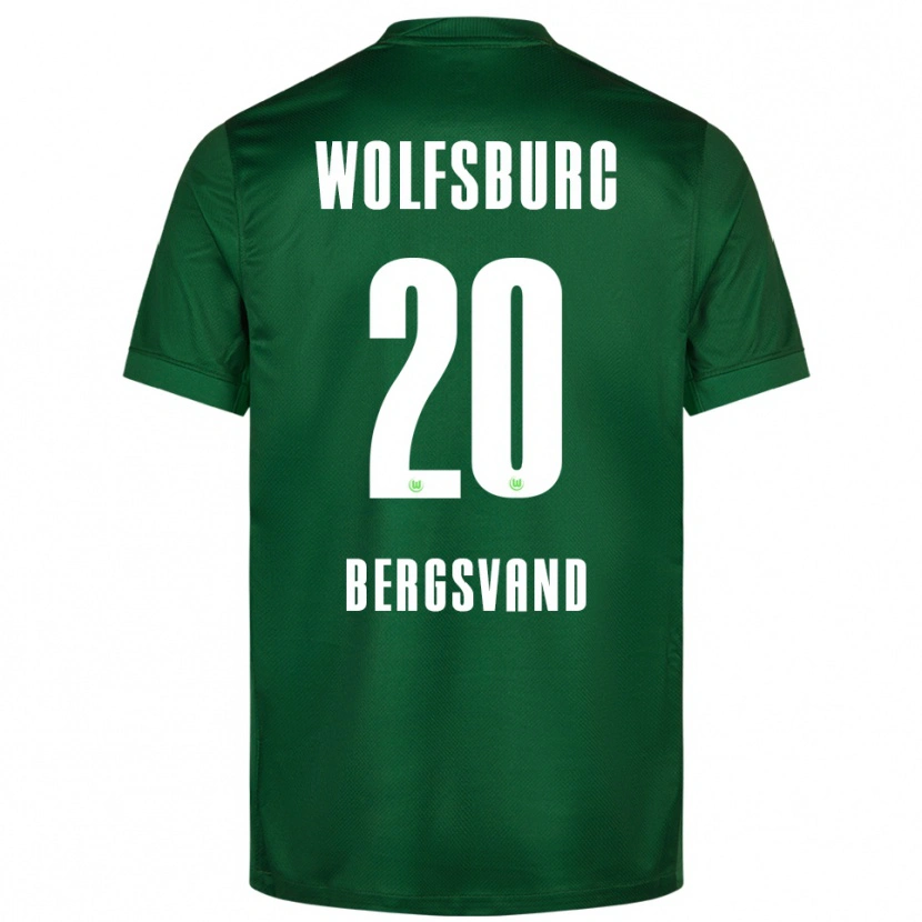 Danxen Pánské Guro Bergsvand #20 Zelená Bílá Domů Hráčské Dresy 2025/26 Dres