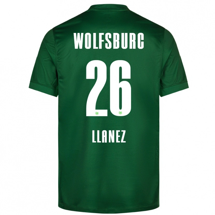 Danxen Pánské Ulysses Llanez #26 Zelená Bílá Domů Hráčské Dresy 2025/26 Dres