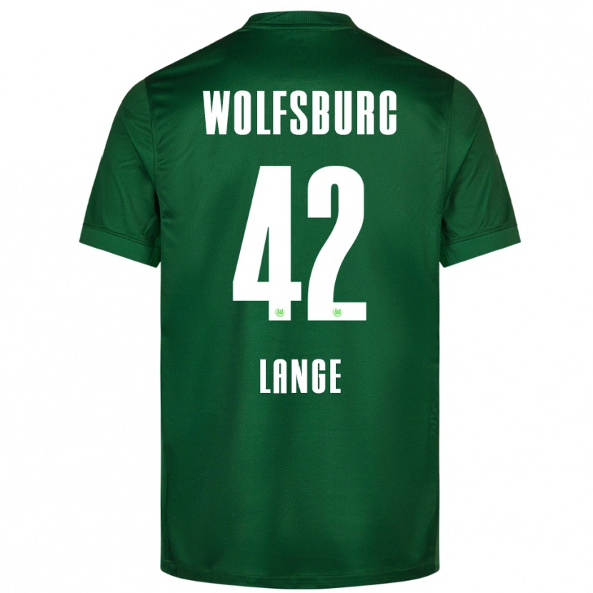 Danxen Pánské Felix Lange #42 Zelená Bílá Domů Hráčské Dresy 2025/26 Dres