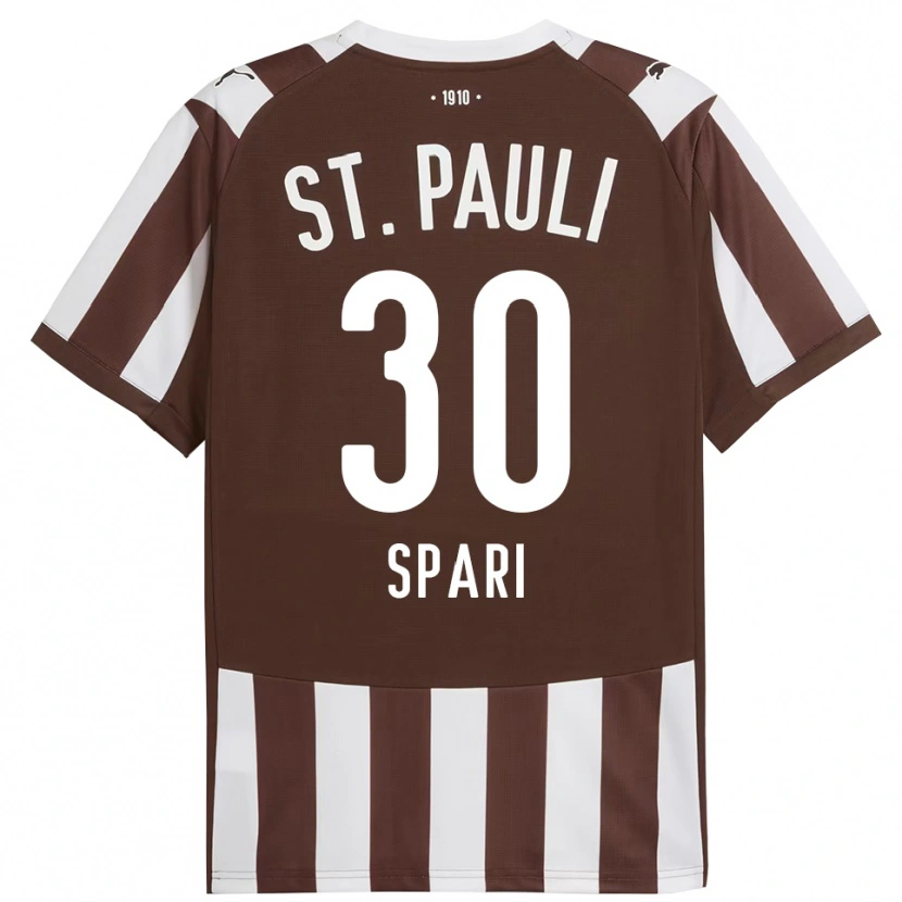 Danxen Pánské Simon Spari #30 Kávová Bílá Domů Hráčské Dresy 2025/26 Dres
