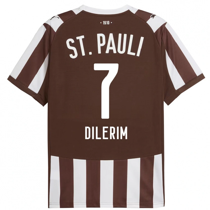 Danxen Pánské Taylan Dilerim #7 Kávová Bílá Domů Hráčské Dresy 2025/26 Dres