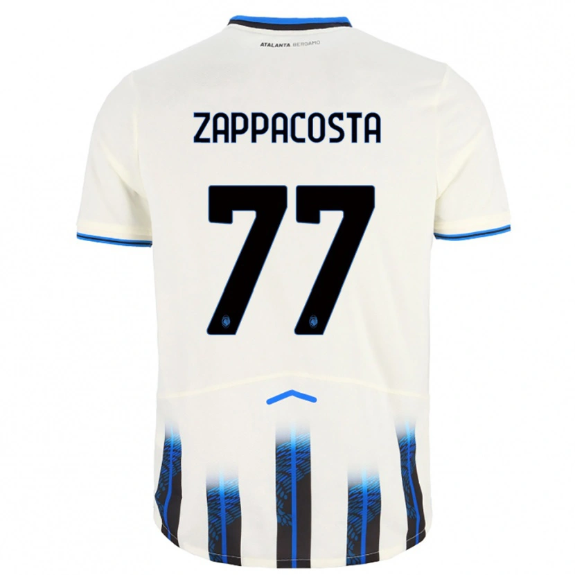 Danxen Pánské Davide Zappacosta #77 Bílá Modrá Daleko Hráčské Dresy 2025/26 Dres