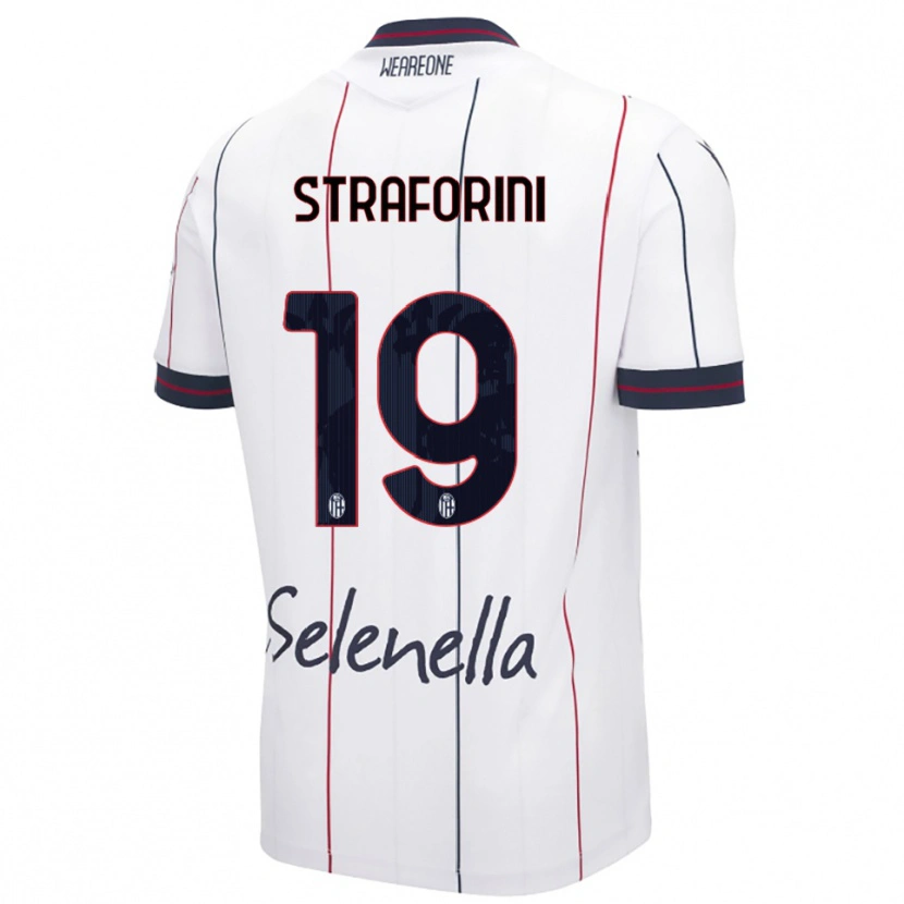 Danxen Pánské Rino Straforini #19 Bílá Královská Modř Daleko Hráčské Dresy 2025/26 Dres