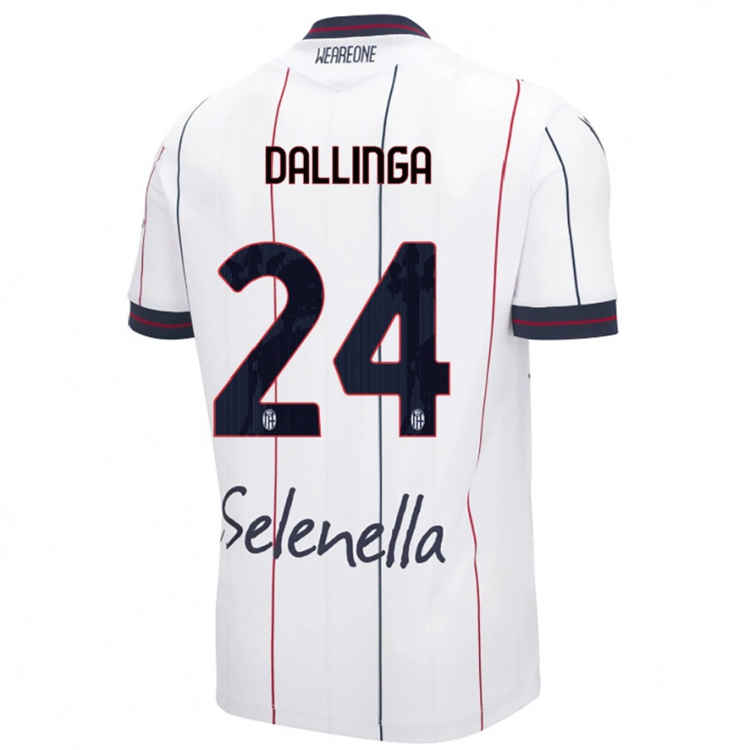 Danxen Pánské Thijs Dallinga #24 Bílá Královská Modř Daleko Hráčské Dresy 2025/26 Dres
