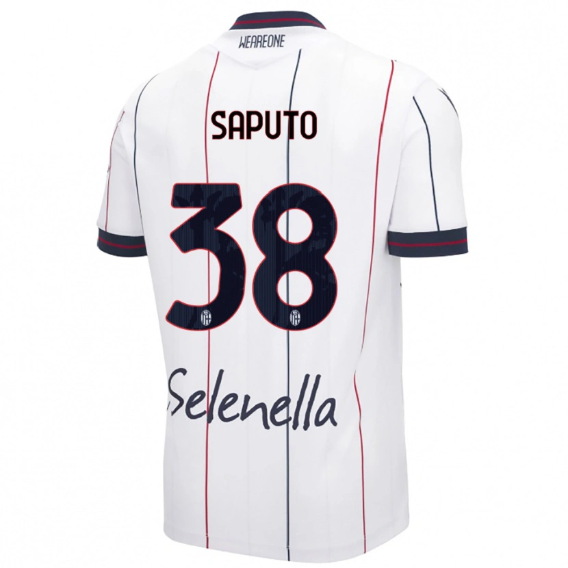 Danxen Pánské Jesse Saputo #38 Bílá Královská Modř Daleko Hráčské Dresy 2025/26 Dres