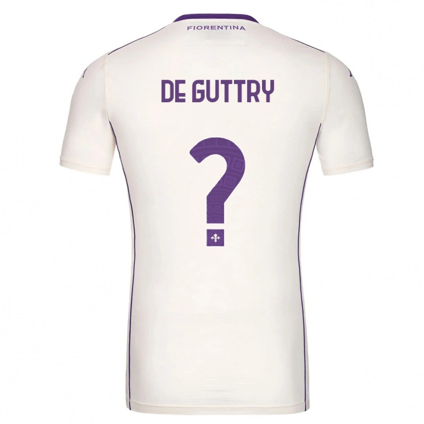 Danxen Pánské Elia De Guttry #0 Bílá Fialová Červená Daleko Hráčské Dresy 2025/26 Dres