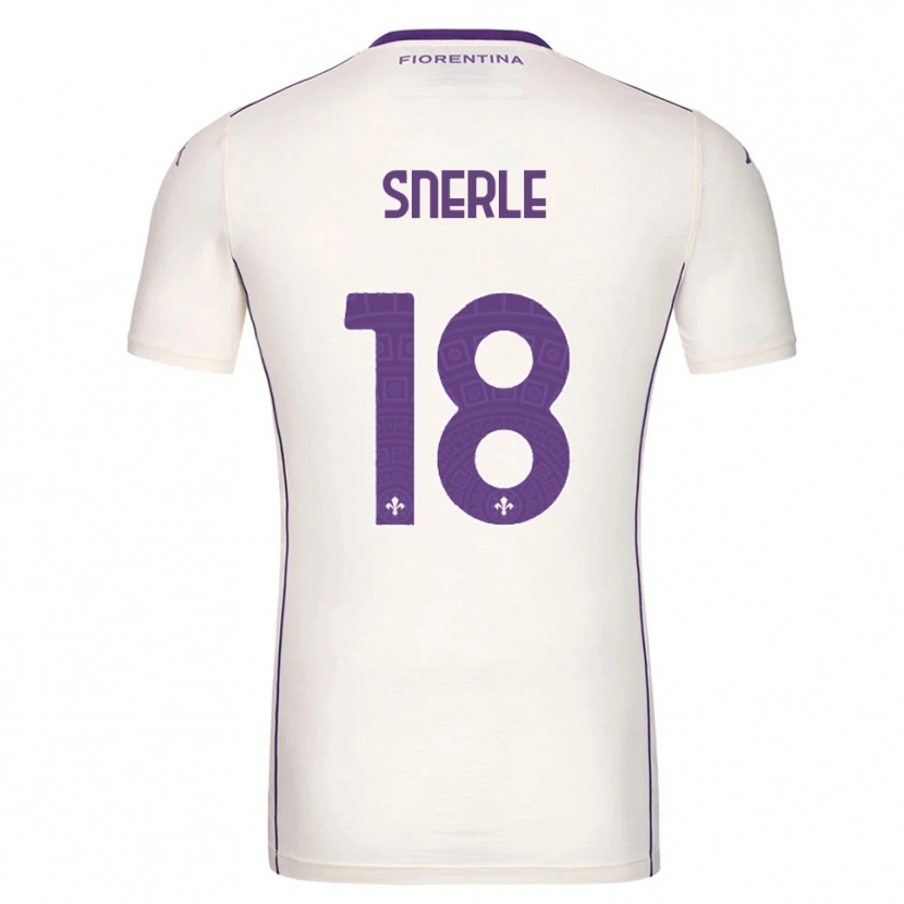 Danxen Pánské Emma Strøm Snerle #18 Bílá Fialová Červená Daleko Hráčské Dresy 2025/26 Dres