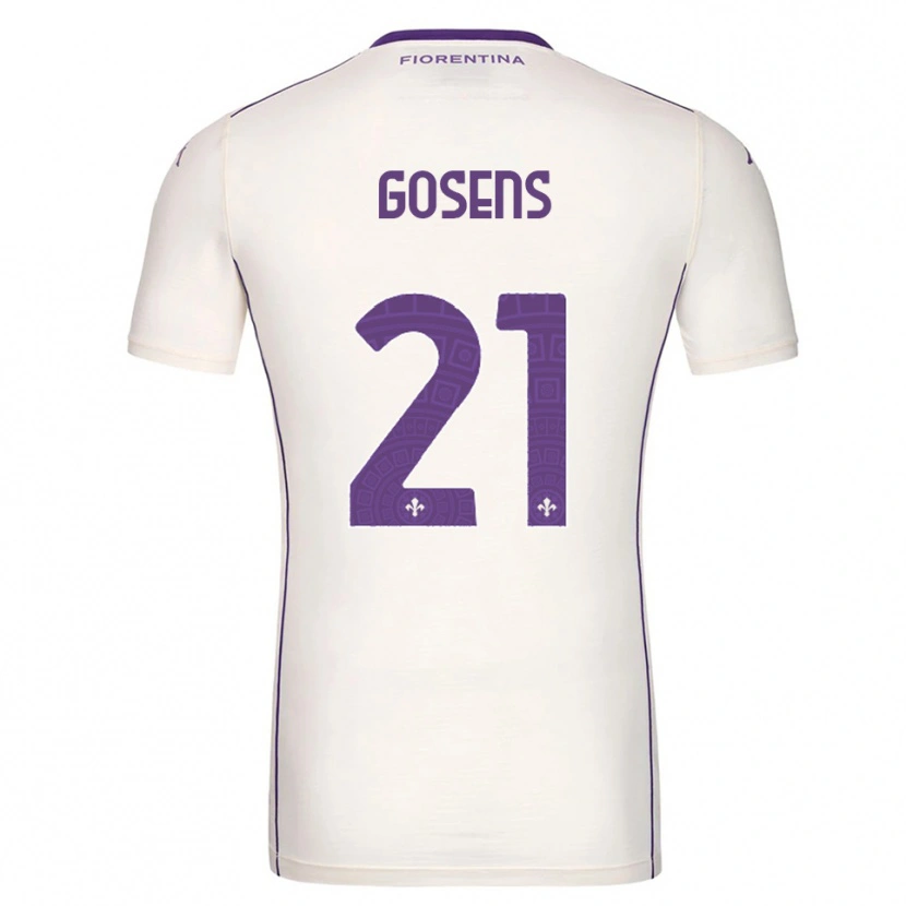Danxen Pánské Robin Gosens #21 Bílá Fialová Červená Daleko Hráčské Dresy 2025/26 Dres