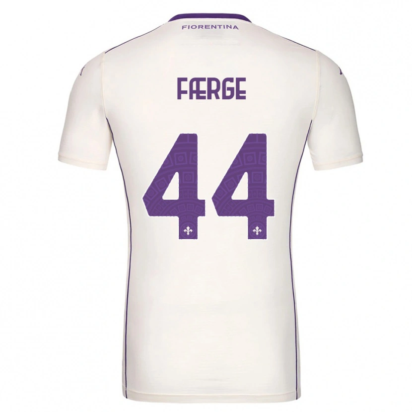 Danxen Pánské Emma Skou Færge #44 Bílá Fialová Červená Daleko Hráčské Dresy 2025/26 Dres