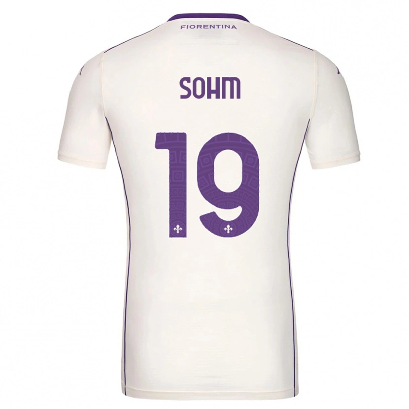 Danxen Pánské Simon Sohm #19 Bílá Fialová Červená Daleko Hráčské Dresy 2025/26 Dres