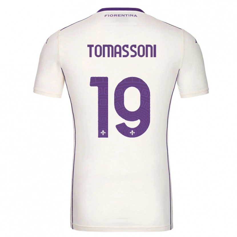 Danxen Pánské Emma Tomassoni #19 Bílá Fialová Červená Daleko Hráčské Dresy 2025/26 Dres
