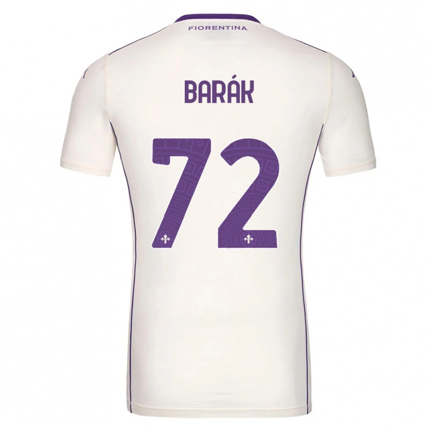 Danxen Pánské Antonín Barák #72 Bílá Fialová Červená Daleko Hráčské Dresy 2025/26 Dres