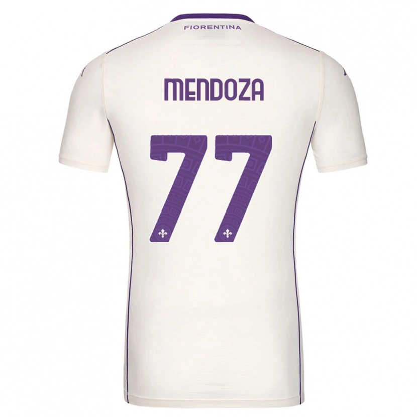 Danxen Pánské William Mendoza #77 Bílá Fialová Červená Daleko Hráčské Dresy 2025/26 Dres