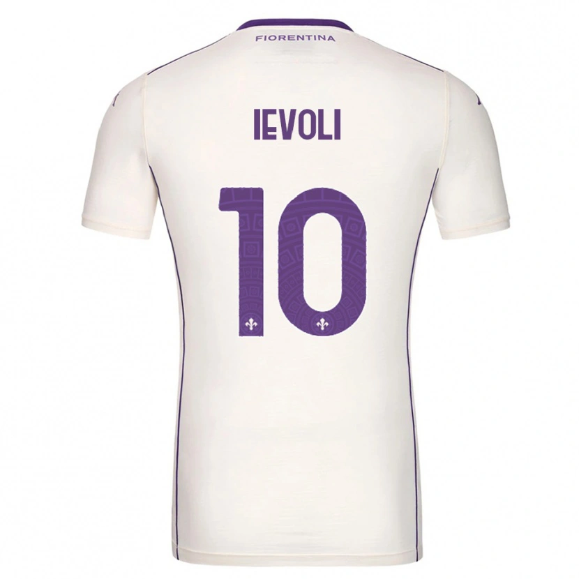 Danxen Pánské Mattia Ievoli #10 Bílá Fialová Červená Daleko Hráčské Dresy 2025/26 Dres