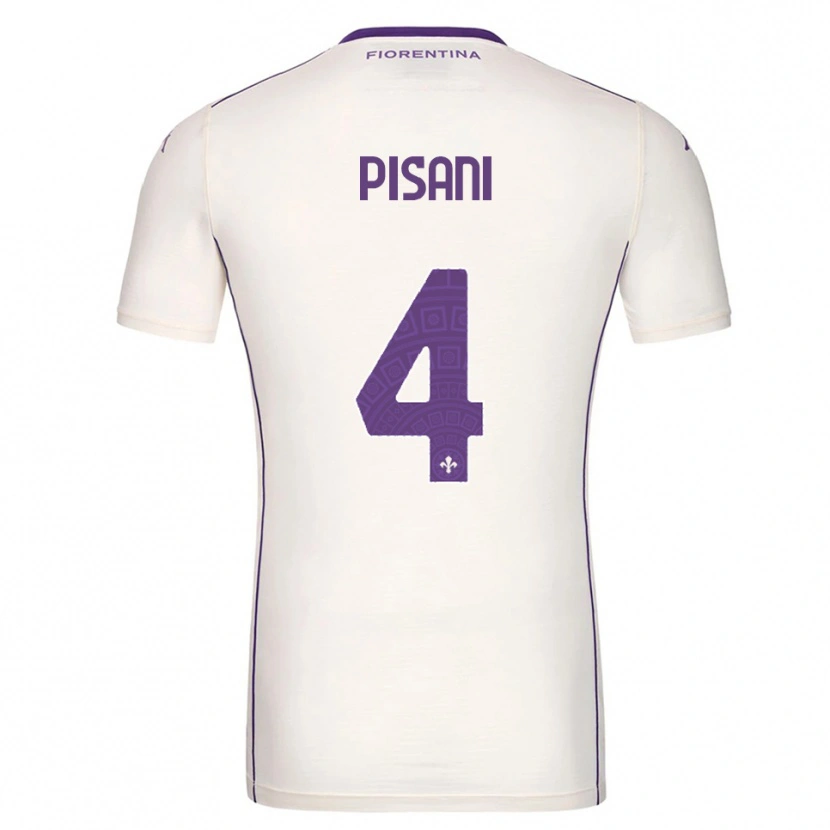Danxen Pánské Diego Pisani #4 Bílá Fialová Červená Daleko Hráčské Dresy 2025/26 Dres