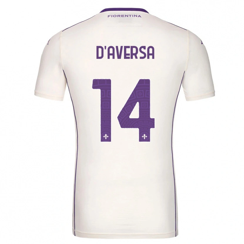 Danxen Pánské Simone D'aversa #14 Bílá Fialová Červená Daleko Hráčské Dresy 2025/26 Dres
