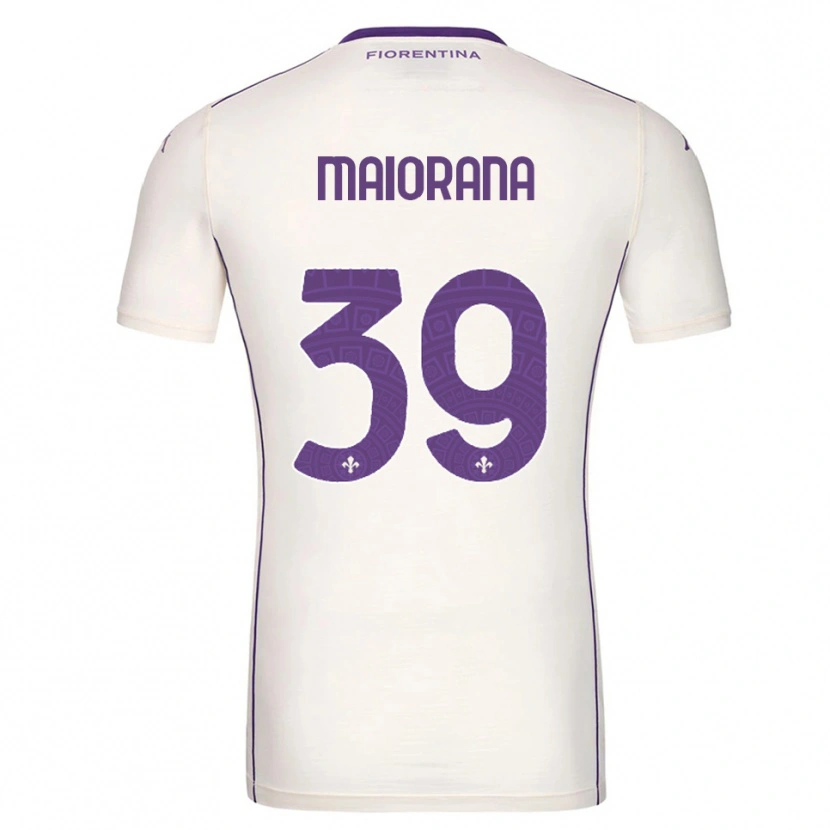 Danxen Pánské Stefano Maiorana #39 Bílá Fialová Červená Daleko Hráčské Dresy 2025/26 Dres