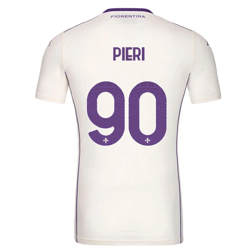 Danxen Pánské Arianna Pieri #90 Bílá Fialová Červená Daleko Hráčské Dresy 2025/26 Dres