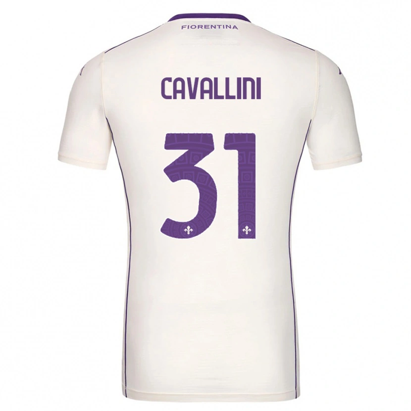Danxen Pánské Aurora Cavallini #31 Bílá Fialová Červená Daleko Hráčské Dresy 2025/26 Dres