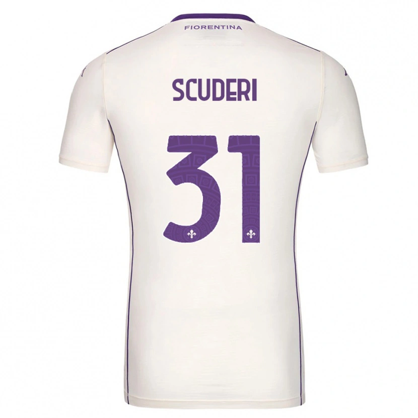 Danxen Pánské Giulio Scuderi #31 Bílá Fialová Červená Daleko Hráčské Dresy 2025/26 Dres